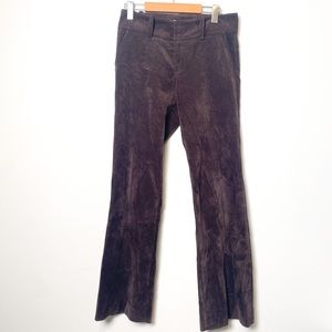 Vintage 80s Corduroy Mid Rise Flare Pants